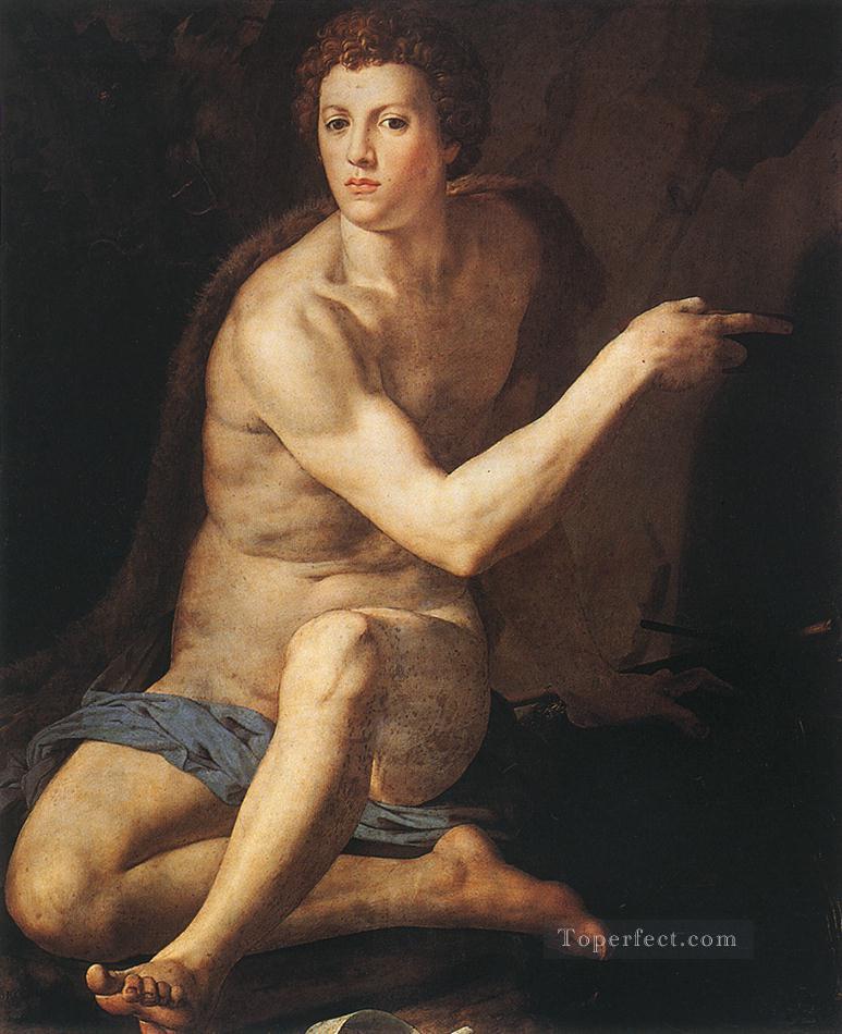 John the Baptist Florence Agnolo Bronzino Oil Paintings